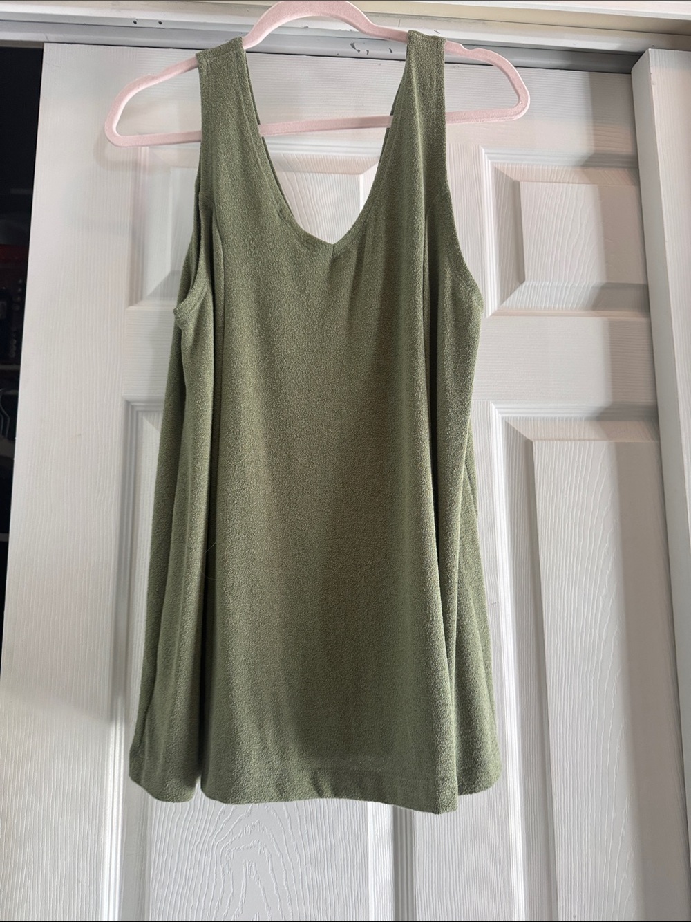 Ava & Viv Olive Green Crewneck Sweatshirt Top